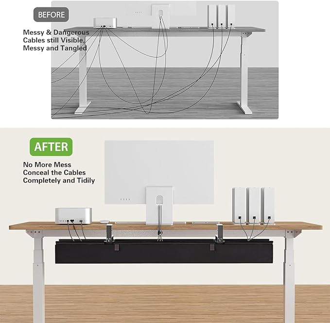 Under Desk Cable Management Tray 36" - Image 5