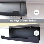 VIDOR Under Desk Cable Management Tray 2-Pack, No Drill Alloy Steel - Image 8