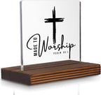 Made to Worship Acrylic Desk Sign by Pariveca