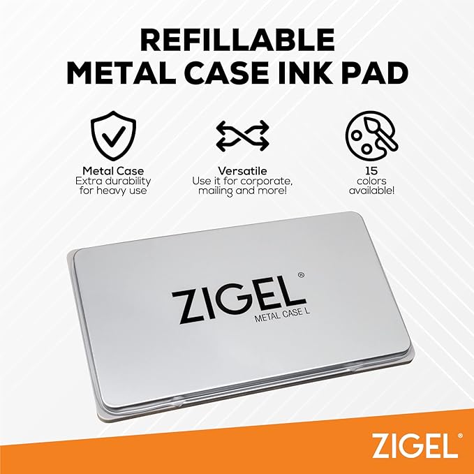 Metal Case Stamp Pad Large Size - Image 3