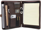 Geslun Personalized Genuine Leather Portfolio, Legal Size 8.5 x 14 Pad Holder - Image 5