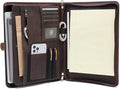 Geslun Genuine Leather Portfolio, Legal Size 8.5 x 14 Pad Holder, Business by Geslun