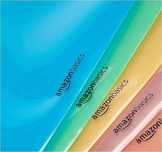 Amazon Basics Tab Dividers for 3 Ring Binder, Two Pocket, Letter Size - Image 4