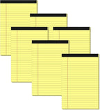 Yellow Note Pads 5x8 Small Legal Pads College Ruled Notepad by Aidunmis