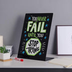 Liry Products Black Acrylic Tabletop Chalkboard Sign Liquid Chalk Markers - Image 5