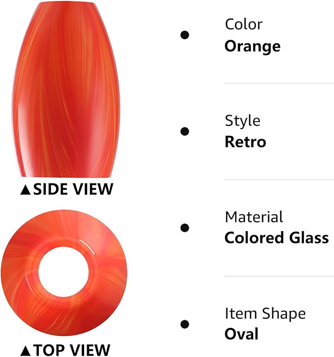 Fixture Replacement Globe Shade, Lampshade - Image 4