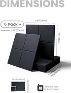 Fluxynara Large Felt Bulletin Board 36" x 24"Cork Board Alternative-6 Pack - Image 2
