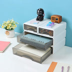 OSteed White Desktop Drawers for Paper, Stackable Office Storage Drawers for - Image 2