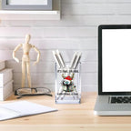 Vgrti It's Fine I'm Fine Acrylic Cosmetic Pencil Pen Holder Cup, Funny Black - Image 4