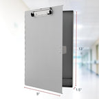 Saunders Metal Clipboard with Storage, Letter Size Paper Organizer, Slim Steel - Image 2