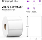 12 Rolls 12000 Labels 2.25" x 1.25" Direct Thermal Labels - Image 2