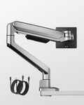 monTEK Deluxe Monitor Arm with USB A/C up to 40 Inch Holds 26.4 lbs Curved