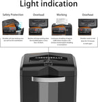 bonsaii 18 Sheet Heavy Duty Cross-Cut Paper and Credit Card Shredder, 6 Gallon - Image 4