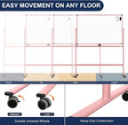 Large Dry-Erase Rolling Magnetic Whiteboard - Image 4