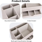 KINGFOM PU Leather Desk Organizer - Image 4