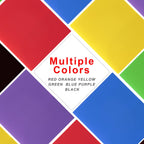 Aegero Plastic Folders with Pockets (7 Pack, Assorted Colors) | Durable Heavy Duty File Folders with Business Card Slot, 2-Pocket Folder for Schoolwork & Office,Letter Size