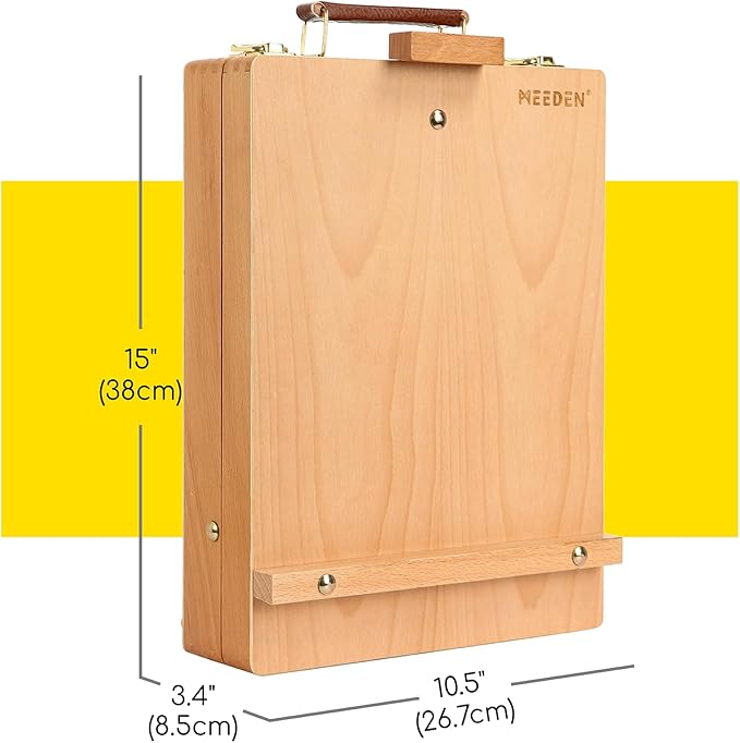 MEEDEN Tabletop Art Sketchbox Easel : Solid Beechwood Table Easels - Image 2