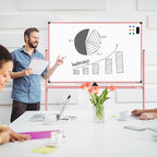 Large Dry-Erase Rolling Magnetic Whiteboard - Image 6
