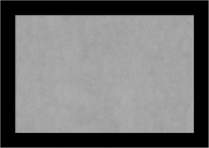 Amanti Art Black Framed Magnetic Board 29x41 Large Vision Board by AmantiArt