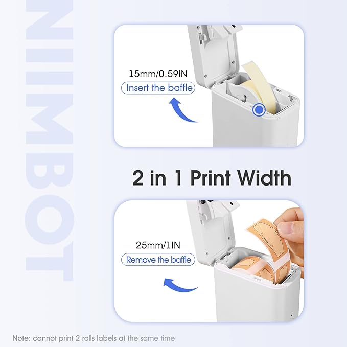 NIIMBOT D101 Label Maker, Handheld Thermal Label Printer - Image 4