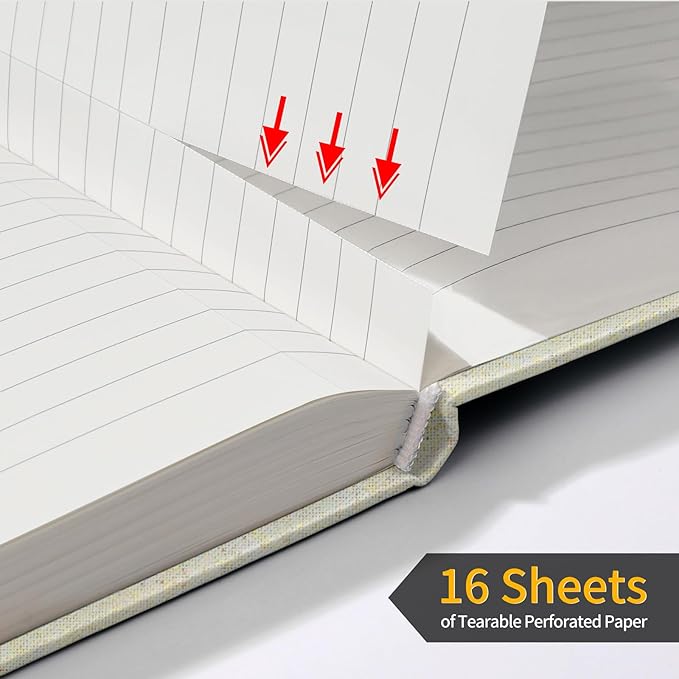 Annecy Lined Journal Notebook, Hardcover Leather Journal - Image 4