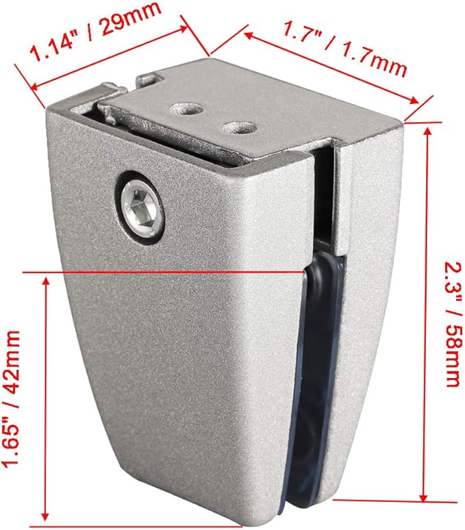 KSWLOR 20 PCS Office Desk Partition Support Bracket, Desk Divider Clamp - Image 7
