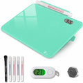 Small Glass Desk Whiteboard Dry-Erase Board by TOWON