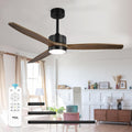 tcl 52" brown wood drown rod ceiling fan, main product view