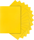 Silunkia 100 Sheets Yellow Cardstock 8.5 x 11 Scrapbooking Paper, 200gsm/75lb by Silunkia