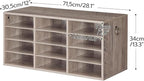 HOOBRO Countertop Mail Sorter Organizer, Wooden Literature Organizer, Student - Image 2