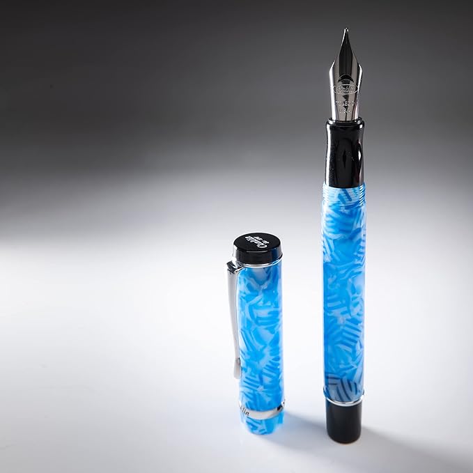 Conklin Duragraph Fountain Pen Ice Blue - Image 8