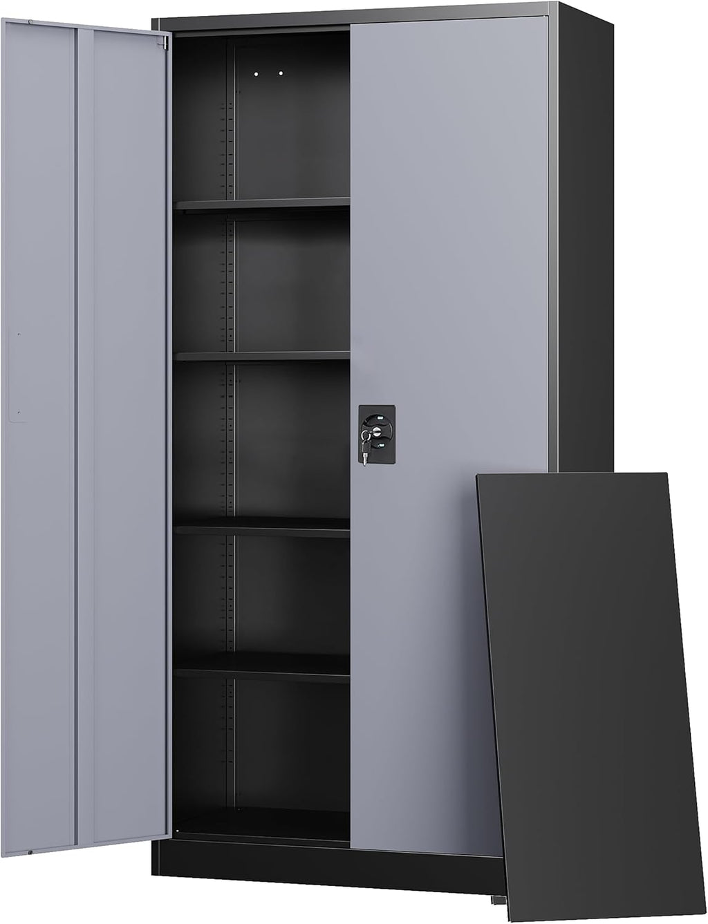 letaya metal garage storage cabinets with lock door, main product view