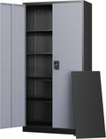 letaya metal garage storage cabinets with lock door, main product view
