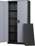 letaya metal garage storage cabinets with lock door, main product view