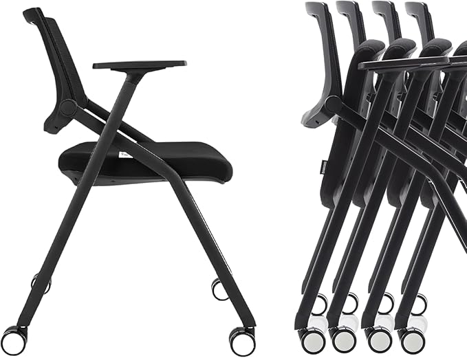 BROBRIYO, 10 Pack Stackable Conference Room Chairs by Brobriyo