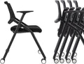BROBRIYO, 10 Pack Stackable Conference Room Chairs by Brobriyo