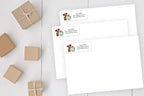 Christmas Holiday Personalized Return Address Labels - Christmas Themed and Design - 1.25" Envelope Seals Included - Made in the U.S.A. (120 Labels)