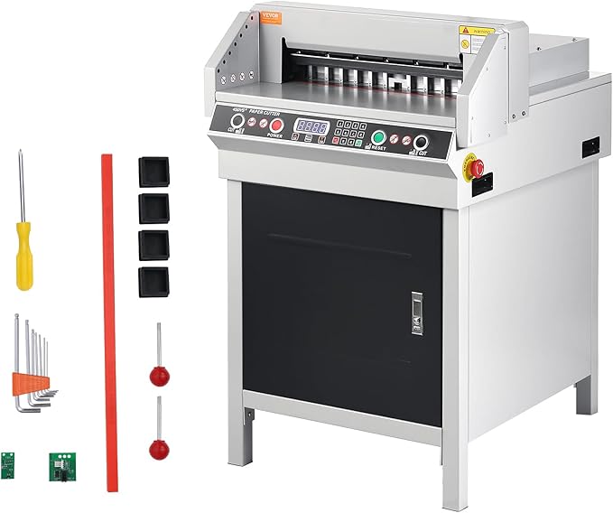 VEVOR Electric Hydraulic Paper Cutter, Heavy Duty Paper Cutter Machine by VEVOR