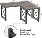 Honiter Desk Shelf for Top of Desk, Wood Desktop Shelf, 2 Tier Adjustable - Image 3