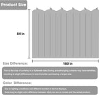 Cbsroro Room Divider Blackout Curtain Track Curtains Wall Dividers Panels Screen - Image 2