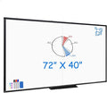 White Board Dry Erase 72x40, Large Magnetic Whiteboard Maxtek Dry Erase Boards by Maxtek