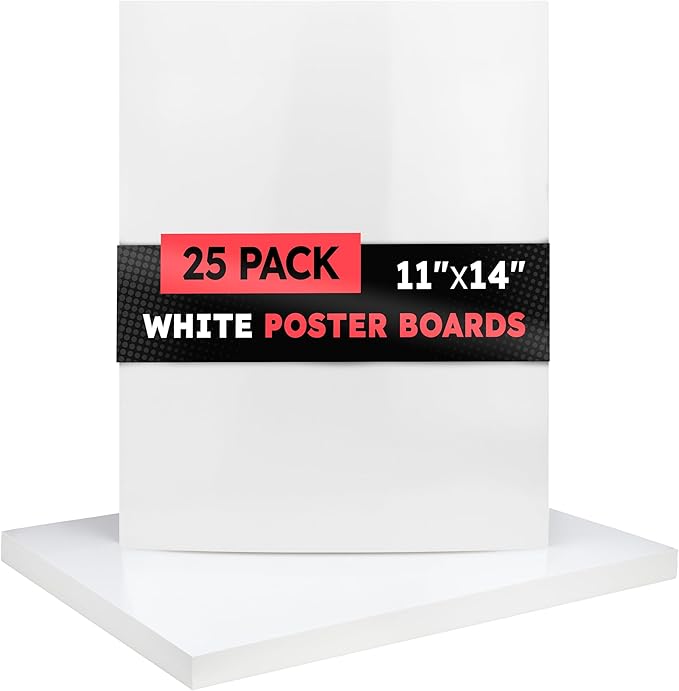 Hygloss Medium Poster Board 11x14 by HyglossProductsInc
