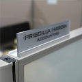 Printex Design - Personalized Office CUBICLE Name Plate & Sign. Modern Aluminum by PRINTEXDESIGN