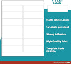 Premium Label Supply White Sticker Mailing Labels – 4" x 1.33" – Laser/Inkjet - Image 4