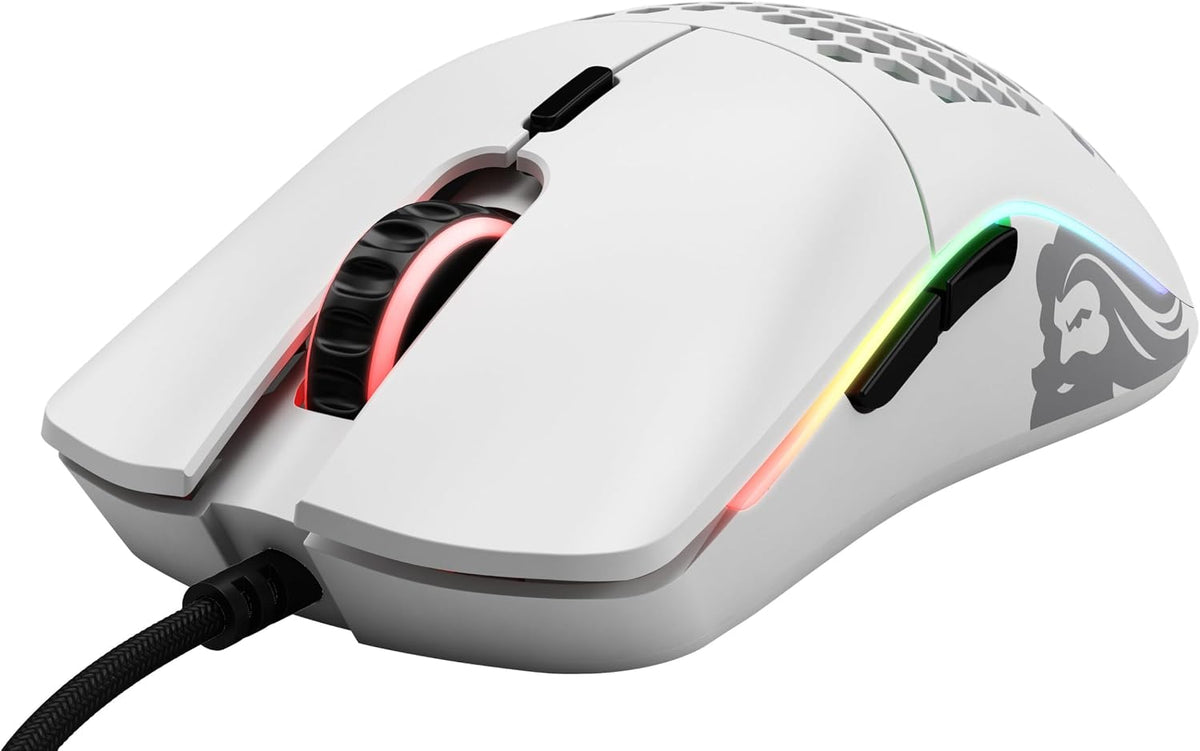 Glorious Model O Wired Gaming Mouse 67g Superlight Honeycomb Design, RGB, Pix...