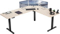 VIVO Electric Corner 75 x 63 inch L-Shaped Standing Desk, Memory Height by VIVO