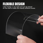 Containlol 50 Pcs Moveable Shelf Label Holders - Image 5