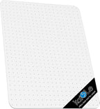 32x48 Inch Office Chair Mat for Carpet Floor, Flat Shipping | Heavy Duty Clear Plastic Rolling Chair Mat for Carpet, Under Computer Desk Chair Floor Mats Protector Carpeted Floors