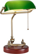 bankers lamp traditional green glass desk lamp solid, main product view