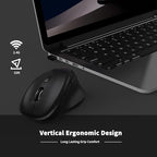 Ergonomic Wireless Mouse with USB Receiver - Image 5
